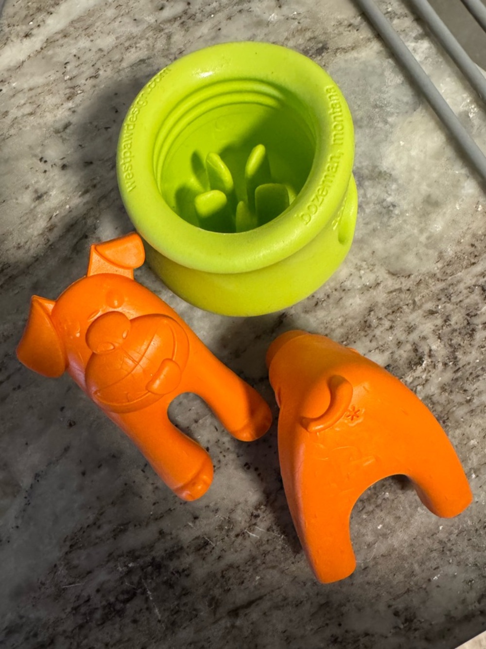 West Paw Toppl with 2 stoppers, size small